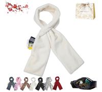 Faux Fur Scarf With Hidden Zipper Pocket, 2026 New Scarf For Women UK, Womens Scarfs Winter, Stay Warm & Carry Your Essentials Hands-Free, For Stashing Your Phone, Cash, Credit Cards (1PCS-D)