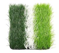 Faux Grass Rug - 15,7 x 15,7 pulgadas Realistic Soft, Artificial Grass Carpet for Dogs Gats Indoor Outdoor Garden Backyard Patio Balcony Apartment Door Entry Living Room Decor Mat