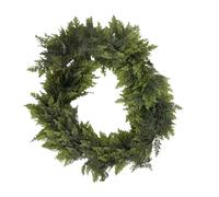 Faux Pine Garland - Lifelike Cedar Hanger with Soft Touch Greenery | Holiday Decoration for Porch, Mantel, Staircase, Farmhouse, Christmas Party, Welcome Display, Festive Home Accents
