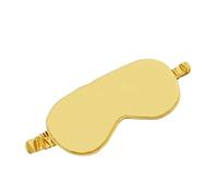 Faux Silk Sleeping Eye Mask Dream Night Cover Soft Relax Eyes Bandage Nap To Sleep Better For Women Men Heath Relaxed(Golden)