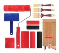 Faux Timber Painting Kit - Professional Wall Furniture Texture Mats