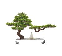 Faux Tree Simulation Tree Chinese Ornaments Zen Porch Creative Home Living Room Office Tea Room Decoration Ornaments Faux Plants Indoor