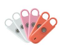 Fauxomor Alarma Personal para Mujeres, Pack de 6 de 140 dB Llavero Autodefensa Personal con Luz Estroboscópica e Aviso de Batería Baja, Regalo para Niños y Personas Mayores(2Blanco+2Rosa+2Naranja)