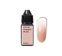 FAVAI Airbrush Gel Nail Polish #L02, Esmalte de uñas en gel aerógrafo, sin dilución, Aerógrafo, manicura francesa, efecto degradado, Nail Art, Baby Boomer, Decoración de uñas UV LED 15 ml TPO-FREE