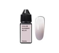 FAVAI Airbrush Gel Nail Polish #ML01, Esmalte de uñas en gel aerógrafo, sin dilución, Aerógrafo, manicura francesa, efecto degradado, Nail Art, Baby Boomer, Decoración de uñas UV LED 15 ml TPO-FREE