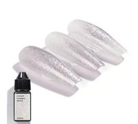 FAVAI Esmalte de uñas en gel aerógrafo #G02, Vernis aérographe en gel, sin dilución, spray aerógrafo, manicura francesa, efecto degradado, arte de uñas, Baby Boomer, decoración de uñas UV LED 15ml