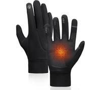 Favelable Guantes Cálidos de Invierno, Guantes Cálidos Pantalla Táctil, Impermeable y Antideslizante, para Correr, Ciclismo, Deportes al Aire Libre, L