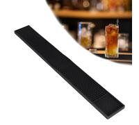 FAVENGO Bar Mat Tapete Barra Bar Tapete para Vasos Alfombrilla Barra Bar Tapete Escurridor Vasos Bar Runner Negro Alfombrilla de Barra de Bar Cerveza Alfombrilla de Goma para Barra para Beibida