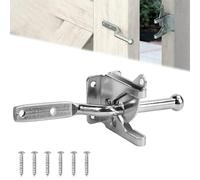 Favengo Cerrojo de Puerta de Madera Pestillo Puerta Exterior Cerrojo Exterior de Acero inoxidable Cerrojo Largo Plata para Puerta de Madera, Puertas Jardin Exterior, 143mm de Largo + 6 Tonillos