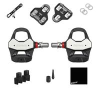 Favero Assioma PRO RL-2 - Medidor de potencia de doble detección con pedal lateral compatible con Keo para ciclismo de carretera, conectividad Bluetooth y ANT+ para computadoras de bicicleta, unidades