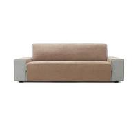 FAVERTI® Cubre Sofá 4 Plazas de 190 cm | Modelo PEGO | Lino | Chenilla Tacto Extra Suave, Protector sofá de Calidad Hecho en España con Material Reciclado