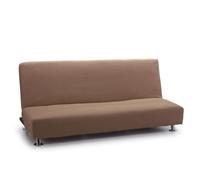 FAVERTI® Funda Elástica Sofá Cama Click Clack Tres Plazas | Modelo Reale | Ante | Funda Sofá Cama Universal | Protector de Calidad de Tejido Jacquard Tacto algodón