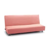 FAVERTI® Funda Elástica Sofá Cama Click Clack Tres Plazas | Modelo Reale | Rosa Pastel | Funda Sofá Cama Universal | Protector de Calidad de Tejido Jacquard Tacto algodón