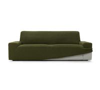 FAVERTI® Funda Sofá Super Elástica 3 plazas de 180 a 230 cm | Modelo NOVELE | Cesped | Funda Universal Ideal para Cualquier Forma de sofá | Protector de Calidad Tejido Jacquard Tacto algodón