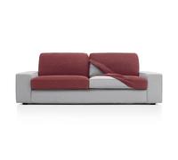 FAVERTI® Funda Super Elástica de cojín de sofá con Medidas Entre 50-85 cm por 45-70 cm y 10-20 cm de Alto | Modelo NOVELE | Funda de Asiento o Respaldo de sillón o sofá Fucsia Oscuro