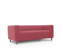 FAVERTI® Funda Super Elástica Sofá Compatible con el Sofá KLIPPAN 2 plazas de IKEA | Modelo NOVELE | Fucsia Claro | Protector de Calidad de Tejido Jacquard Tacto algodón