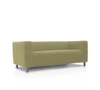 FAVERTI® Funda Super Elástica Sofá Compatible con el Sofá KLIPPAN 2 plazas de IKEA | Modelo NOVELE | Pistacho | Protector de Calidad de Tejido Jacquard Tacto algodón