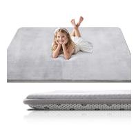 Favodormir Alfombra Bebe Gruesa Antideslizante, Tapete Bebe Relleno De Esponja Con Superficie De Franela, Manta Juegos Bebes De Fácil Cuidado, Colchoneta Suelo Niños Para Habitación Infantil,120x120cm
