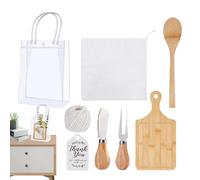 Favores de ducha nupcial, precio de shower - 8 piezas Juego Sobers Spoon Party Favors | Furgoneta a granel pequeña eucalipto que sirve utensilios con agradecimiento etiqueta para los