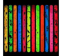 Favores de Fiesta de Halloween para Niños, 12 Piezas LED Juguetes, Varitas Luminosas, Juguetes Luminosos, Decoración y Artículos de Fiesta