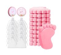 Favores de revelación de género: Mini Souvenirs de jabón, Lindo diseño de Huella, empaque Listo para Usar, Material no tóxico | Shower, Boda, Fiesta de cumpleaños, Invitados, Recuerdo de Fiesta,
