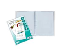 Favorit 100460326 Carpeta personalizada con 30 sobres, formato interno, 22 x 30 cm, individual, 90 bustos, interior transparente