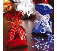 Favorit 50 sobres de color rojo metalizado. Medidas: 35 x 50 cm