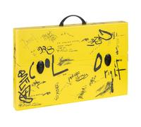 Favorit Maletín de polipropileno alveolar con impresión de alta resolución COOL, dimensiones 56,5 x 36,5 cm, lomo 5,5 cm, 2 cierres