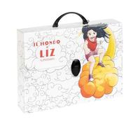 Favorit Maletín de polipropileno alveolar con impresión de alta resolución MANGA Il Mondo di Liz, dimensiones 37,5 x 27 cm, lomo 8 cm, 1 cierre