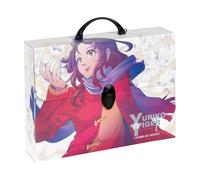 Favorit Maletín de polipropileno alveolar con impresión de alta resolución MANGA Yuriko Tiger, dimensiones 37,5 x 27 cm, lomo 8 cm, 1 cierre