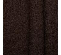 Favorit Walkloden - 100% lana virgen - Lana cocida, suave y caliente - Por metro (Marrón oscuro)