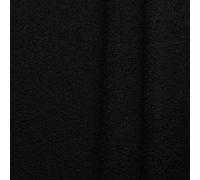 Favorit Walkloden - 100% lana virgen - Lana cocida, suave y caliente - Por metro (Negro)