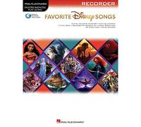 Favorite Disney Songs: Instrumental Play-Along - Recorder (Hal Leonard Instrumental Play-along)