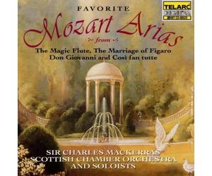 Favorite Mozart Arias : The Magic Flute, etc. / Mackerras, Scottish C.O. by Telarc
