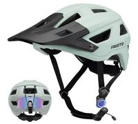 Favoto Bike Helmet - Casco de Bicicleta de montaña Unisex, Color Verde Claro, Ancho: 59-61 cm, 23,2 Pulgadas, 24 Pulgadas, Color Verde