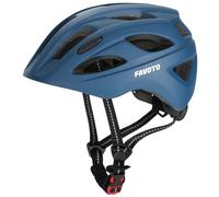 Favoto Casco Bicicleta Niño 4-6 Años S - Casco Infantil Ajustable Ultraligero 260 g con 8 Ventilaciones y Forro Lavable para Bicicleta, Patinete y Balance Bike (48-54 cm, Azul)