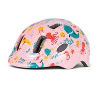 Favoto Casco Infantil - Apto para Niños y Niñas, Ajustable (48-52 cm), para Bicicleta, Skateboard, Patinete y Patines, Ligero y Transpirable, 3-8 Años, Diseño Océano Rosa