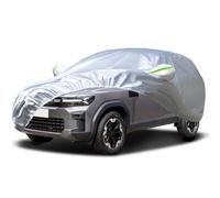 Favoto Funda Coche Exterior Impermeable - Transpirable Compatibles con Dacia Duster(2010-2024) Algodón con Cremallera Anti-UV Transpirable Resistente al Polvo Lluvia Rasguño Nieve Sol al Aire Libre