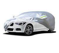 Favoto Funda de Coche Exterior Impermeable - Transpirable Compatibles con BMW 1er(2004-2024) Anti-UV Transpirable Resistente al Polvo Lluvia Rasguño Nieve al Aire Libre Plateado