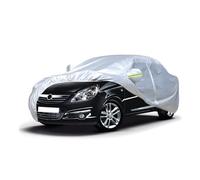 Favoto Funda de Coche Exterior Impermeable - Transpirable Compatibles con Opel Corsa(1993-2024) Anti-UV Transpirable Resistente al Polvo Lluvia Rasguño Nieve al Aire Libre Plateado