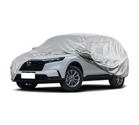 Favoto Funda de Coche SUV Impermeable 210D Oxford - Cubre Coche con Protección Solar y UV Material Transpirable Cremallera y Tiras Reflectantes para SUV 450-475 cm