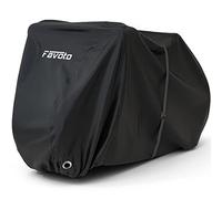 Favoto Funda para Bicicleta Exterior para 2-3 Bicicletas, 210D Oxford Cubierta Protector Impermeable contra Lluvia UV Polvo Nieve para Montaña Carretera con Cinturón, 200x105x110cm Negro