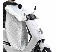 Favoto Funda para piernas para Scooter para el Invierno - Funda Universal para piernas de Scooter con Bolsillo para móvil, reflectores, protección Impermeable y Cortaviento, Color Plata