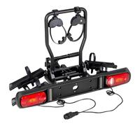 Favoto Portabicicletas para Enganche de Remolque, Soporte Plegable para 2 Bicicletas de 20-29 Pulgadas, para Acceso al Maletero Negro