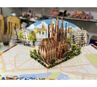 Favour Pop Up® Tarjeta 3D Pop Up de Barcelona - Tarjeta de felicitación hecha a mano - Idea de regalo para fans de Barcelona, vale de viaje, cumpleaños, recuerdo de vacaciones XP862
