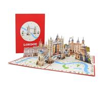 Favour Pop Up® Tarjeta 3D Pop Up de Londres - perfecta para vales o regalo de dinero - Tarjeta de felicitación 15 x 20 cm con sobre - Regalo y recuerdo XP864