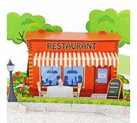 Favour Pop Up® Tarjeta 3D Restaurante Ideal para Cupones y Regalo Papel