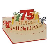 Favour Pop Up Tarjeta de Cumpleaños 3D Hecha a Mano - Elegante Tarjeta de Felicitación Láser