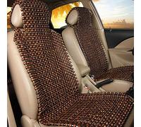 favourall Funda para asiento de coche, bolas de madera, universal, para masaje, 45 x 130 cm, para coche, hogar, oficina