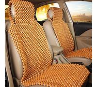 favourall Funda para asiento de coche, bolas de madera, universal, para masaje, 45 x 130 cm, para coche, hogar, oficina